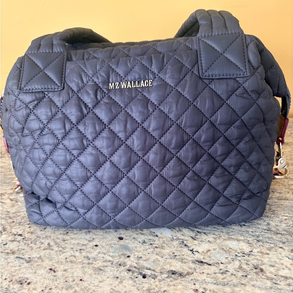 MZ Wallace Black Quilted Shoulder Bag